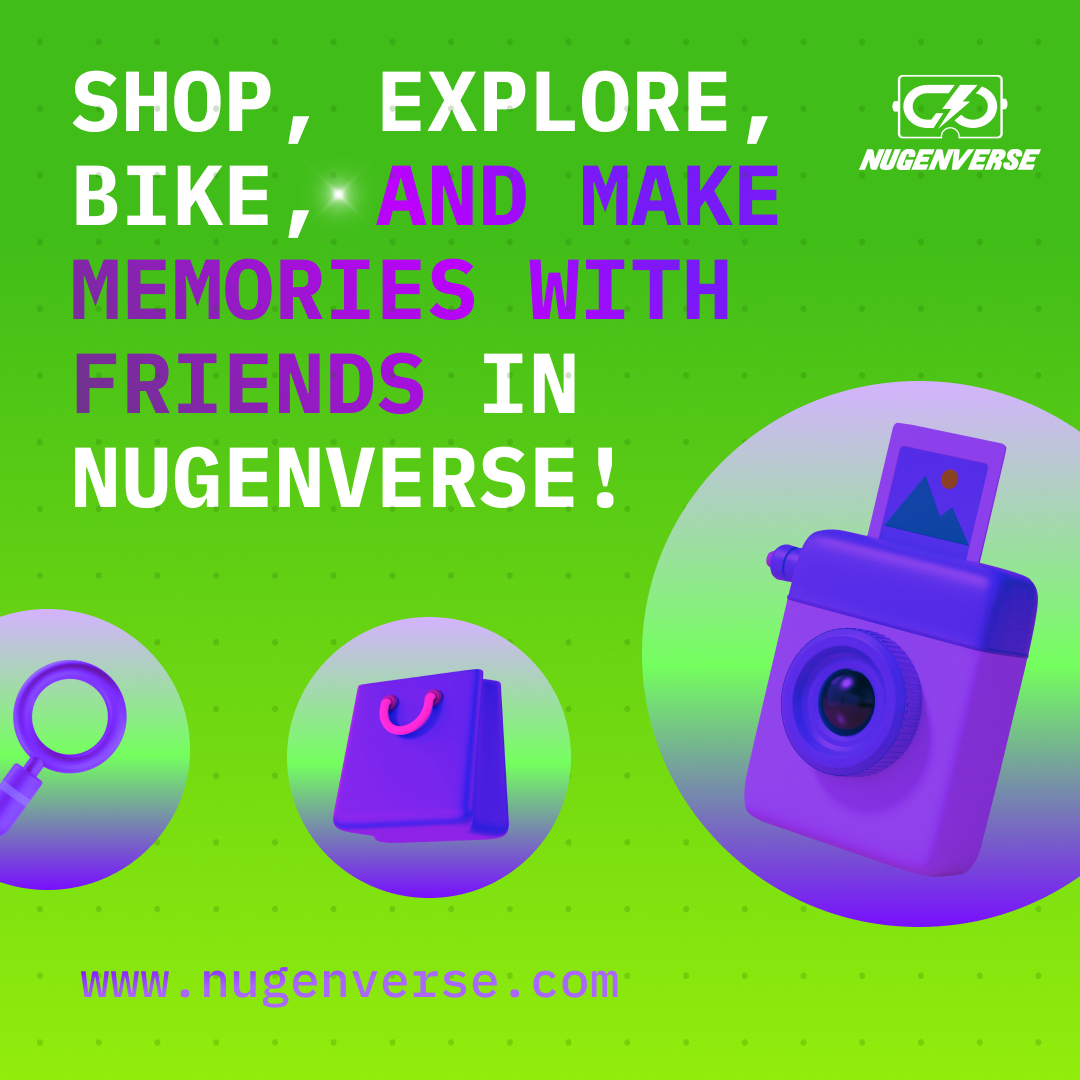 Let's explore the Nugenverse where reality meets virtual reality! 🤩

Shop, explore, bike, and make memories with friends like never before in a secure and immersive environment! Check us out for more! nugenverse.com

#nugenverse #virtualreality #shoppingexperience