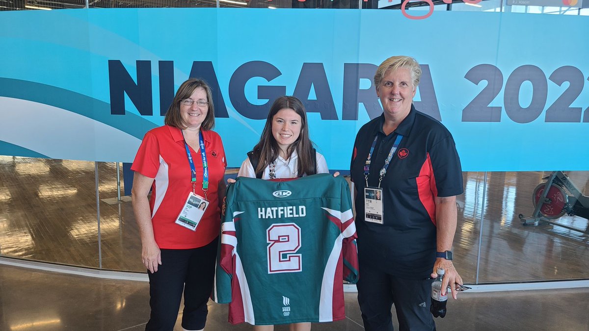 The 2022 Lacrosse New Brunswick Female Athlete of the Year is Macey Hatfield. Macey scored the 1st goal in Female Canada Games lacrosse history, including the first hat trick that same game. Her jersey was donated to the Canadian Lacrosse Hall of Fame, as was the ball.