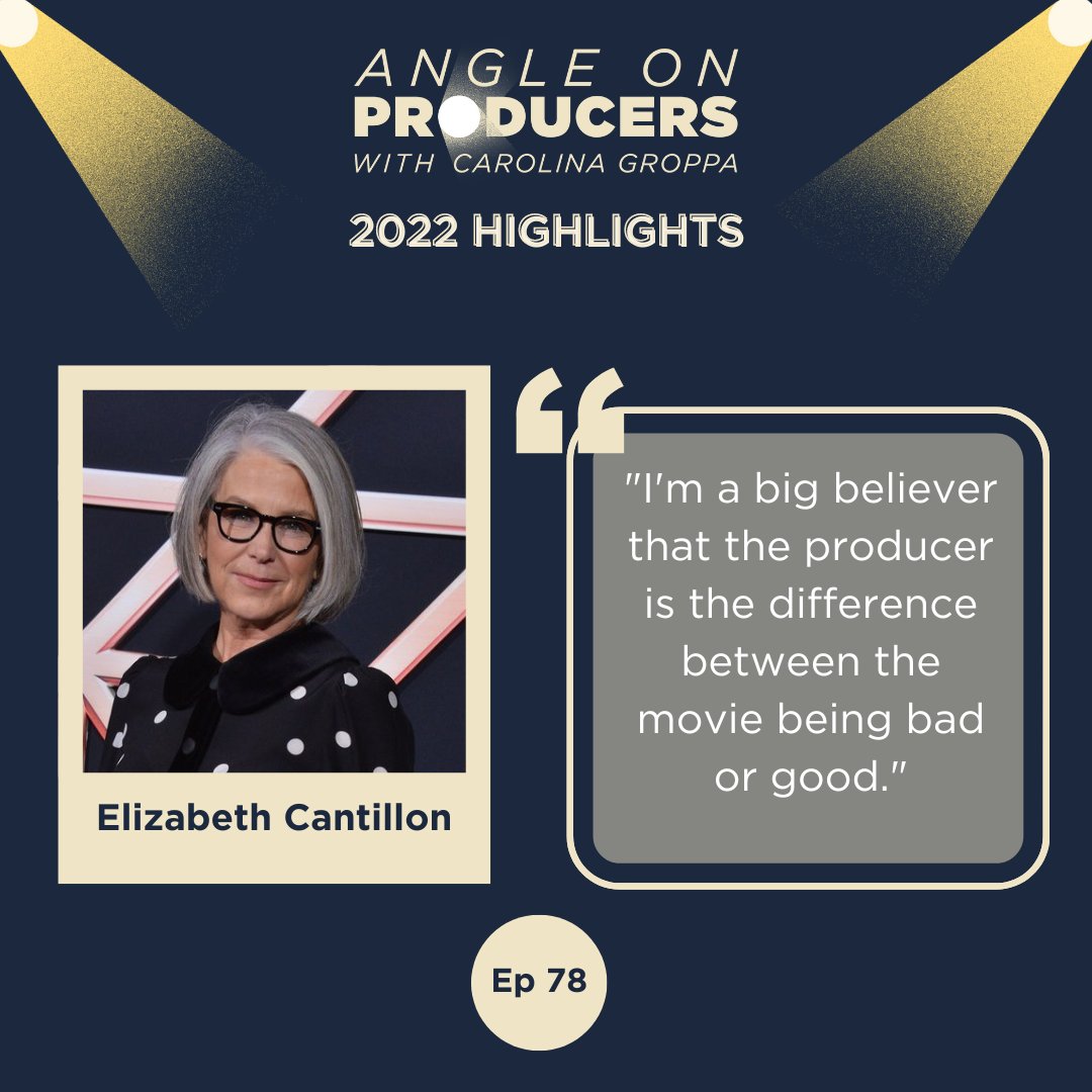 End Of Year Highlight: Elizabeth Cantillon, Producer of PERSUASION

Episode highlights:
➡️Difference b/w a studio exec's role &amp; a producer’s role
➡️How gender parity in film can be achieved
➡️Importance of setting boundaries for yourself

🎧 Listen tinyurl.com/5f4hnpn4