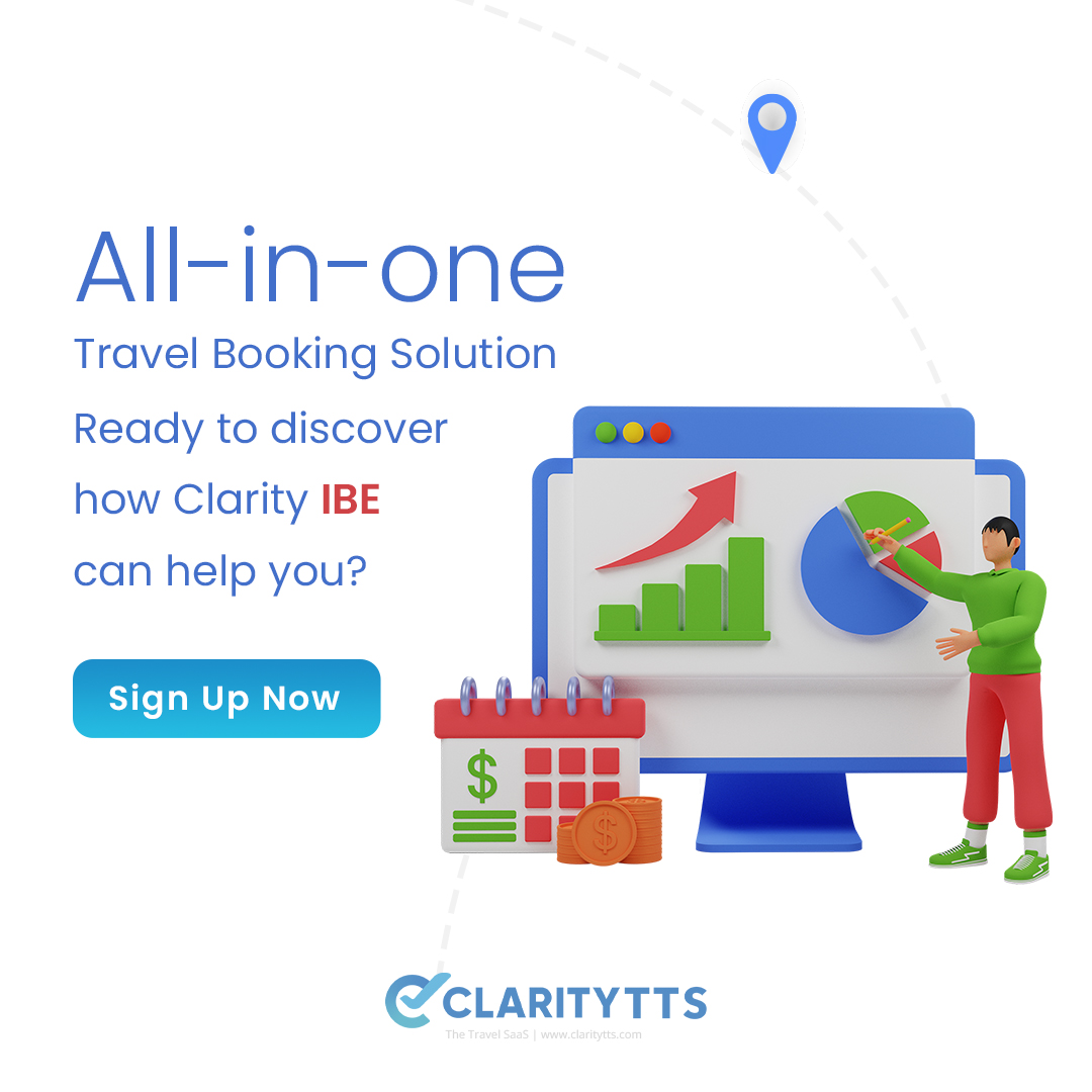ClarityTTS_SaaS's tweet photo. Cost-effective Internet Booking Engine for Online Travel Agency Operations - More Simplest and Automated!

Ready to discover how Clarity IBE can help you?

Sign Up Now: https://t.co/rK1R0dOP1p

#ClarityTTS #onlinetravelagency #internetbookingengine #ClarityIBE #travelautomation https://t.co/9uGjISUsuG