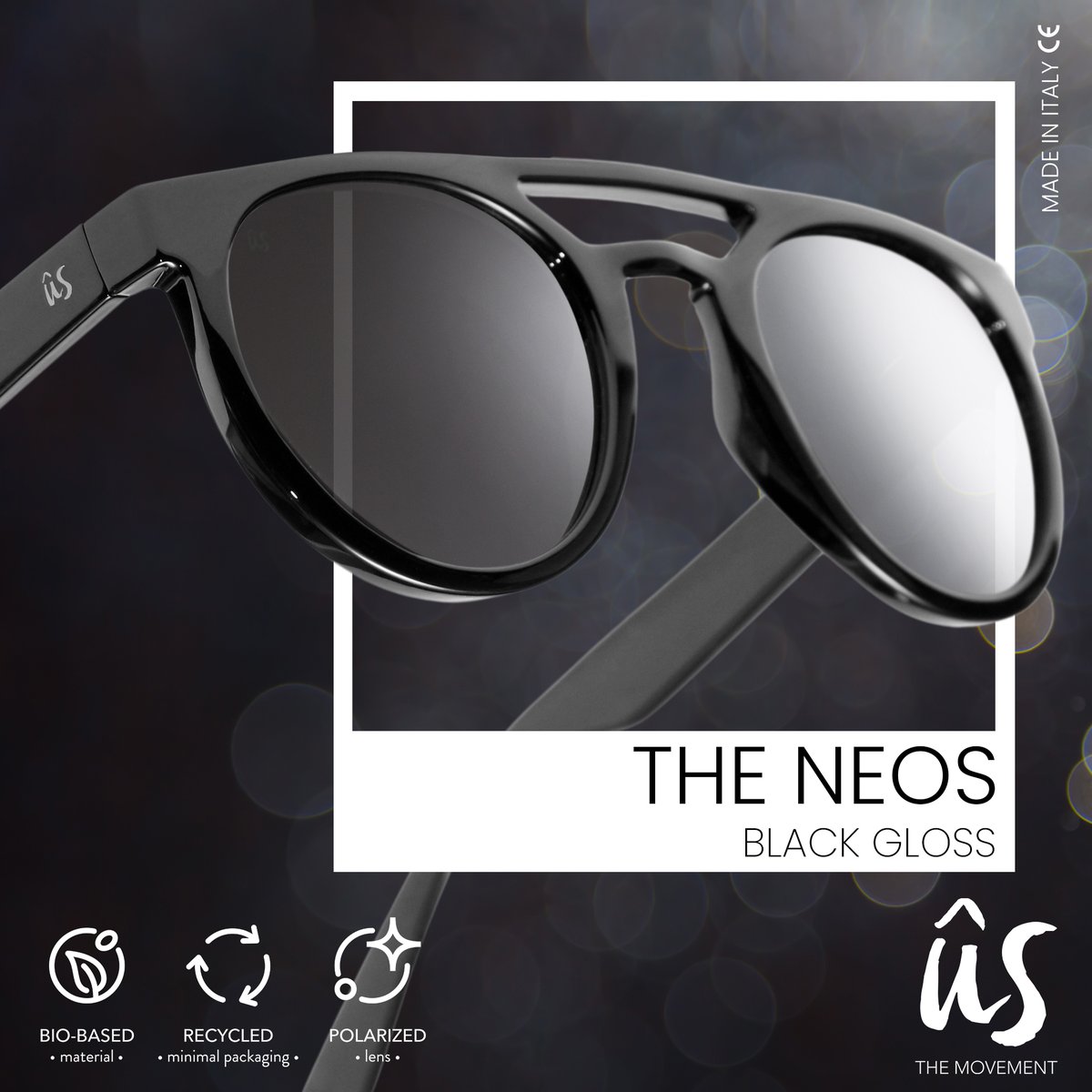 usthemovement's tweet photo. With its uber-hot retro double bridge styling and high-clarity lenses, the Neos ensure the world looks good - and you look even better!

All Ûs The Movement sunglasses are manufactured using eco-friendly bio-materials.

Made in Italy.

https://t.co/UYY5x7l2SH https://t.co/dDl8iU1keL