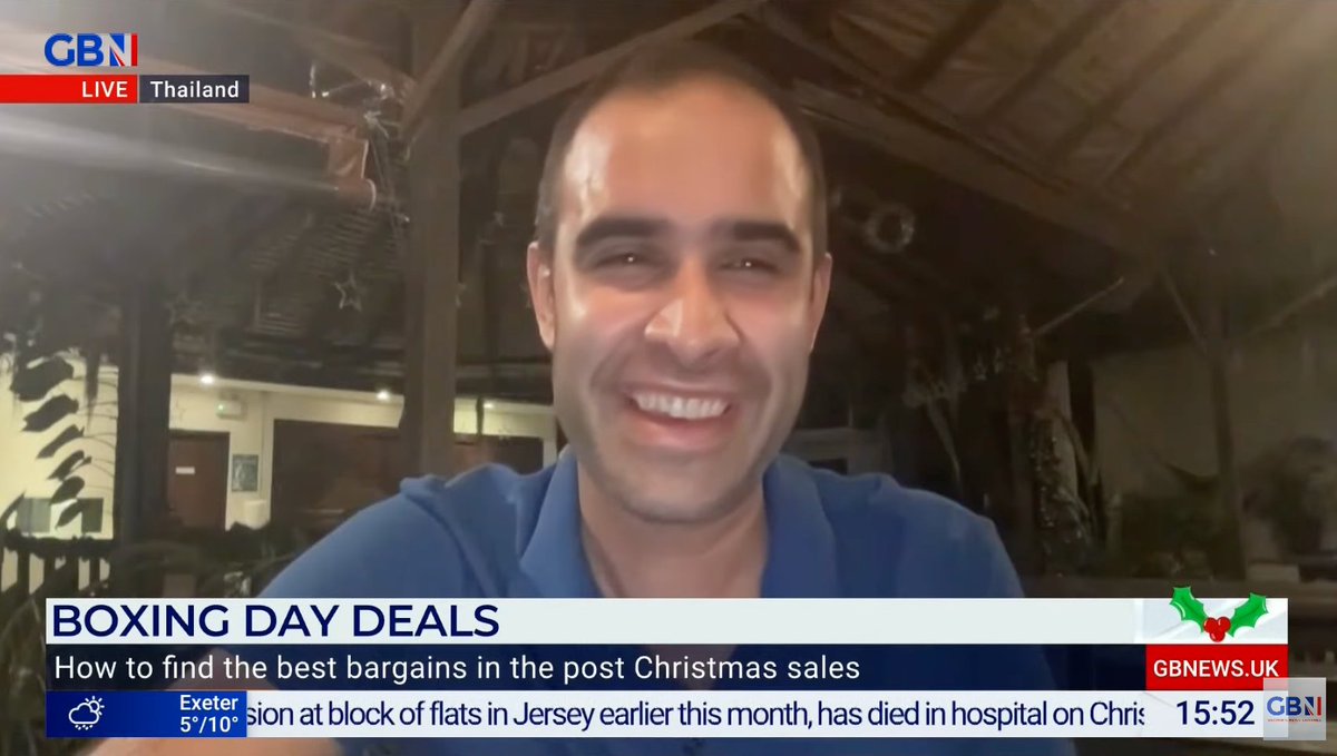 DeepakTailor1's tweet photo. Interview done with GB News! ✅ #BoxingDay 

Thanks for having me @GBNEWS https://t.co/ZuCsXxthqn