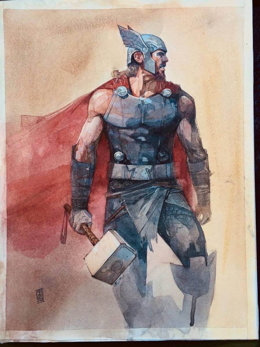 RT @theaginggeek: Thor by @alexmaleev
#Thor https://t.co/thEERROAl1