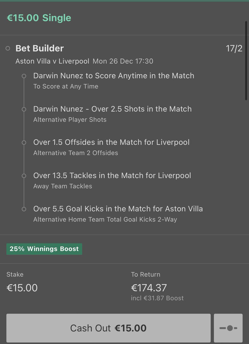 LKTIPPING's tweet photo. 2 Plays For Liverpool Vs Aston Villa👀

I can feel a BOOM here🤑

1/1 and 17/2 longshot😮‍💨

#boxingday #liverpool #PremierLeague https://t.co/LOwNs99Whw