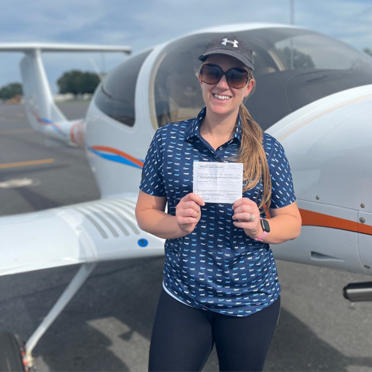 weareNGPA's tweet photo. Way to go Amber Brierly! 

Amber passed her Instrument checkride at Apopka Airport (X04). She is from New Zealand but has called Orlando home since 2015.

#NGPAEverywhere #Diversity #LoveIsLove #Equality #NGPA #Aviator #GayPilot #Pilot #GayAviator https://t.co/rsTryHnFgx