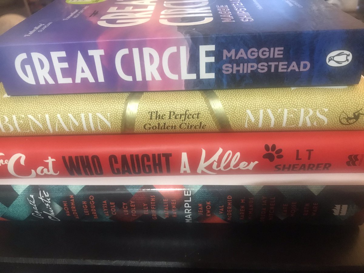 ntonner1's tweet photo. @TheBookshopMan Have just started reading The perfect golden circle and it’s even better than I thought it would be, which is lucky as Hubble had problems getting a hold of a copy for me 🥰📚📚📚 https://t.co/qDzOaTgNd5