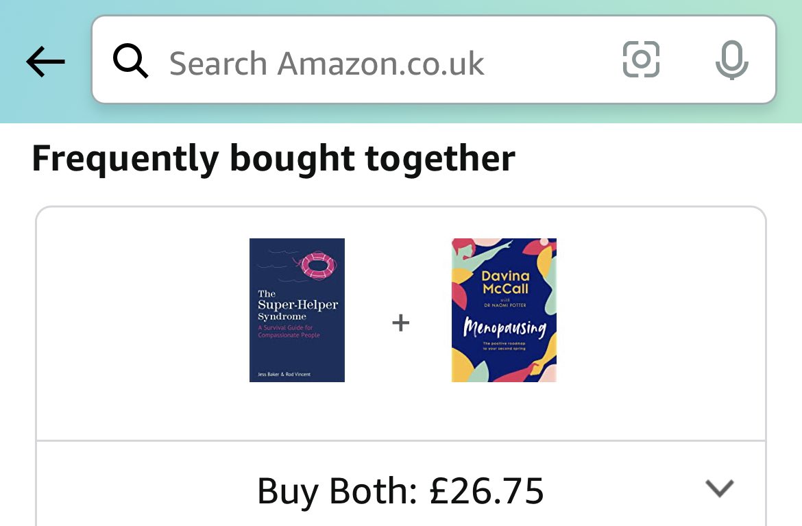 Keeping good company with <a href="/ThisisDavina/">Davina McCall</a> #superhelpersyndrome #menopausing