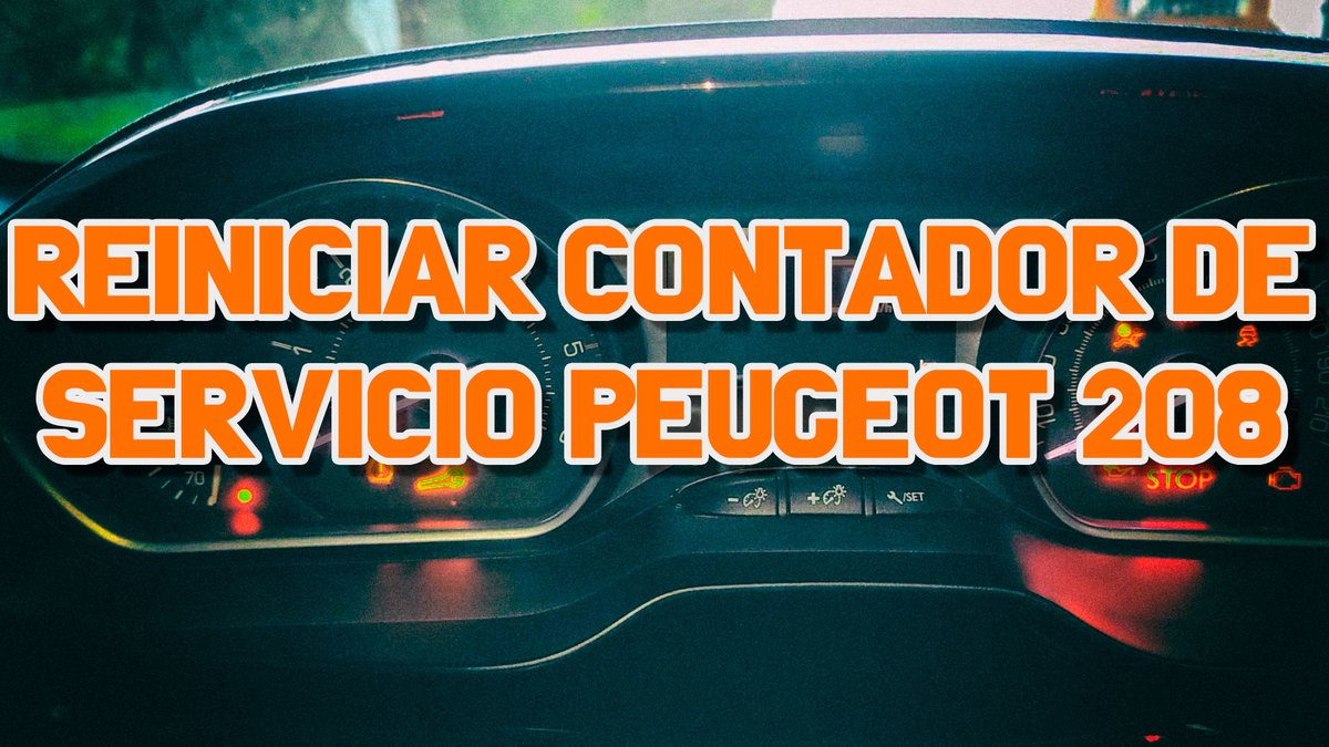 tuanbyte's tweet photo. 📌 Aquí está el 🎥 Reset Service Key del Peugeot 208 🚗❗ 👉 https://t.co/uVQ96wVs8r 👈 Clic ⏯️ en la url 🌍 para 👀❗ #peugeot208 #peugeot #208Style #service #mantenimiento #revision #car https://t.co/pgOdynz0ws