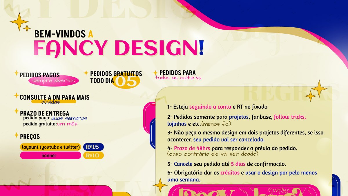 Fancy Design | PEDIDOS FECHADOS tweet media