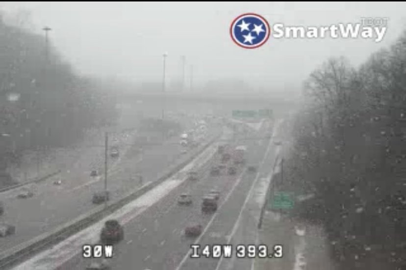 Knoxville Police TN on Twitter "BE AWARE Snowfall is slowing traffic