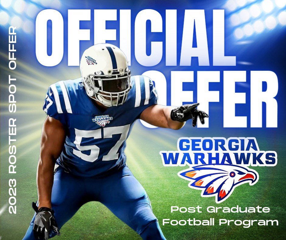Tj sixth lineman🚂🎳 (@yungjokatcg) on Twitter photo Blessed to receive an offer from the Georgia warhawks @1BIGJONES <a href="/georgiahawks/">Dj Granberry</a> <a href="/coach_martell/">Coach Tell</a> @spollar1 Blessed to receive an offer from the Georgia warhawks @1BIGJONES <a href="/georgiahawks/">Dj Granberry</a> <a href="/coach_martell/">Coach Tell</a> @spollar1