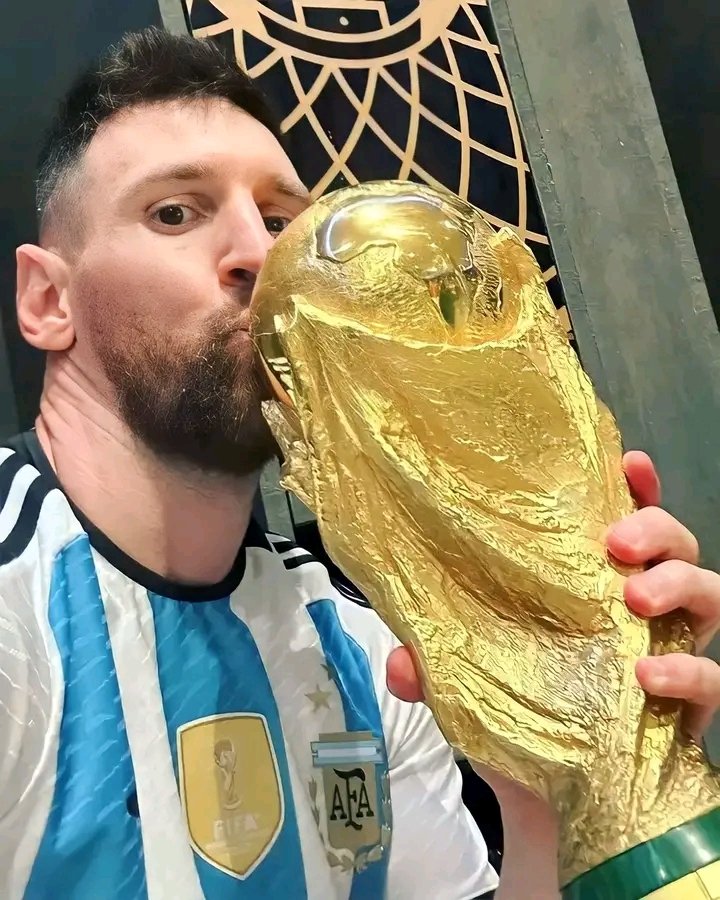 Congratulations to the world cup winner messi