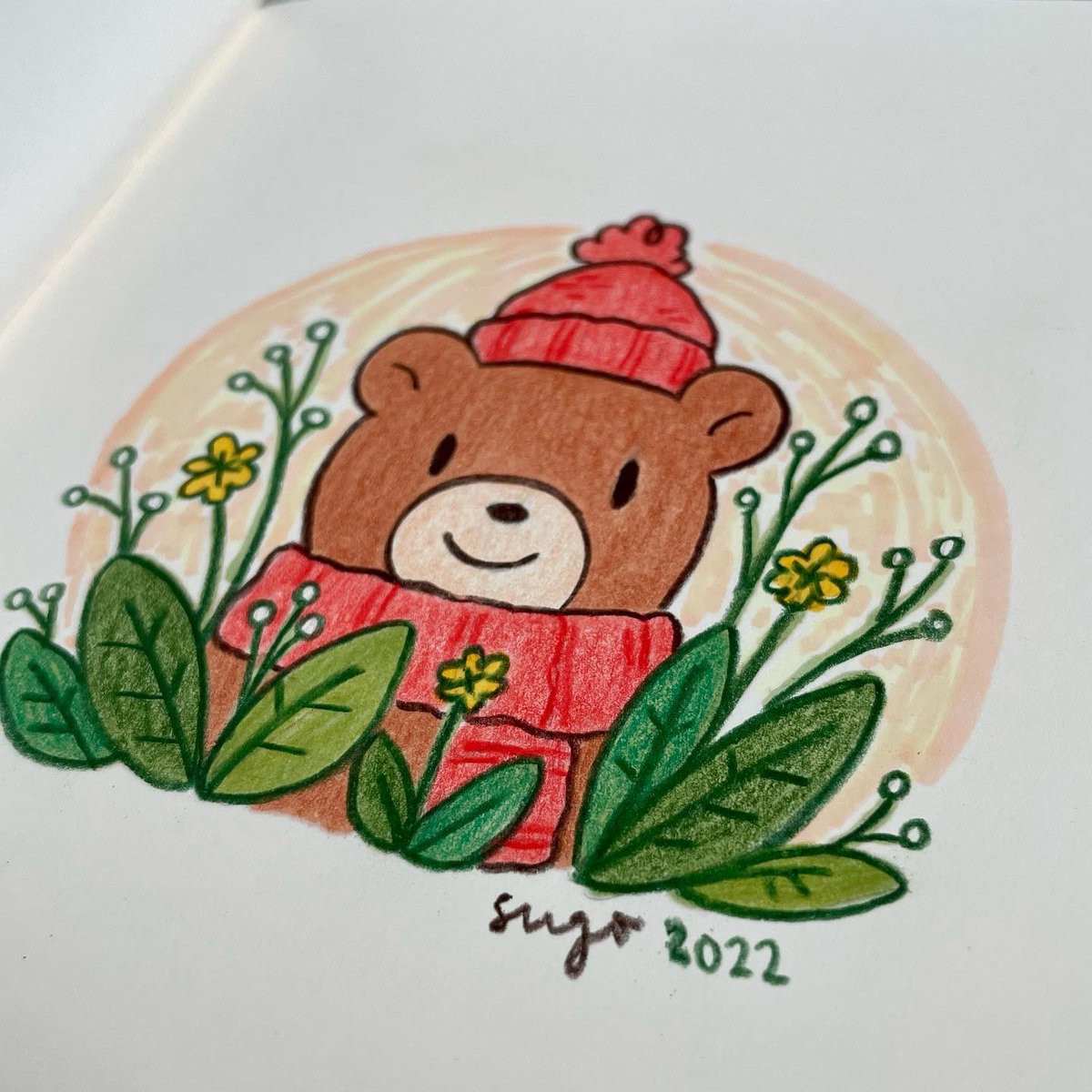 sugo_studio's tweet photo. My version of @yingli.illustrator’s #dtiys 🐻 another Christmas Bear to celebrate the holidays 🎄

#yinglidtiys10k #sugostudio #christmasbear https://t.co/jop7XS8hfK