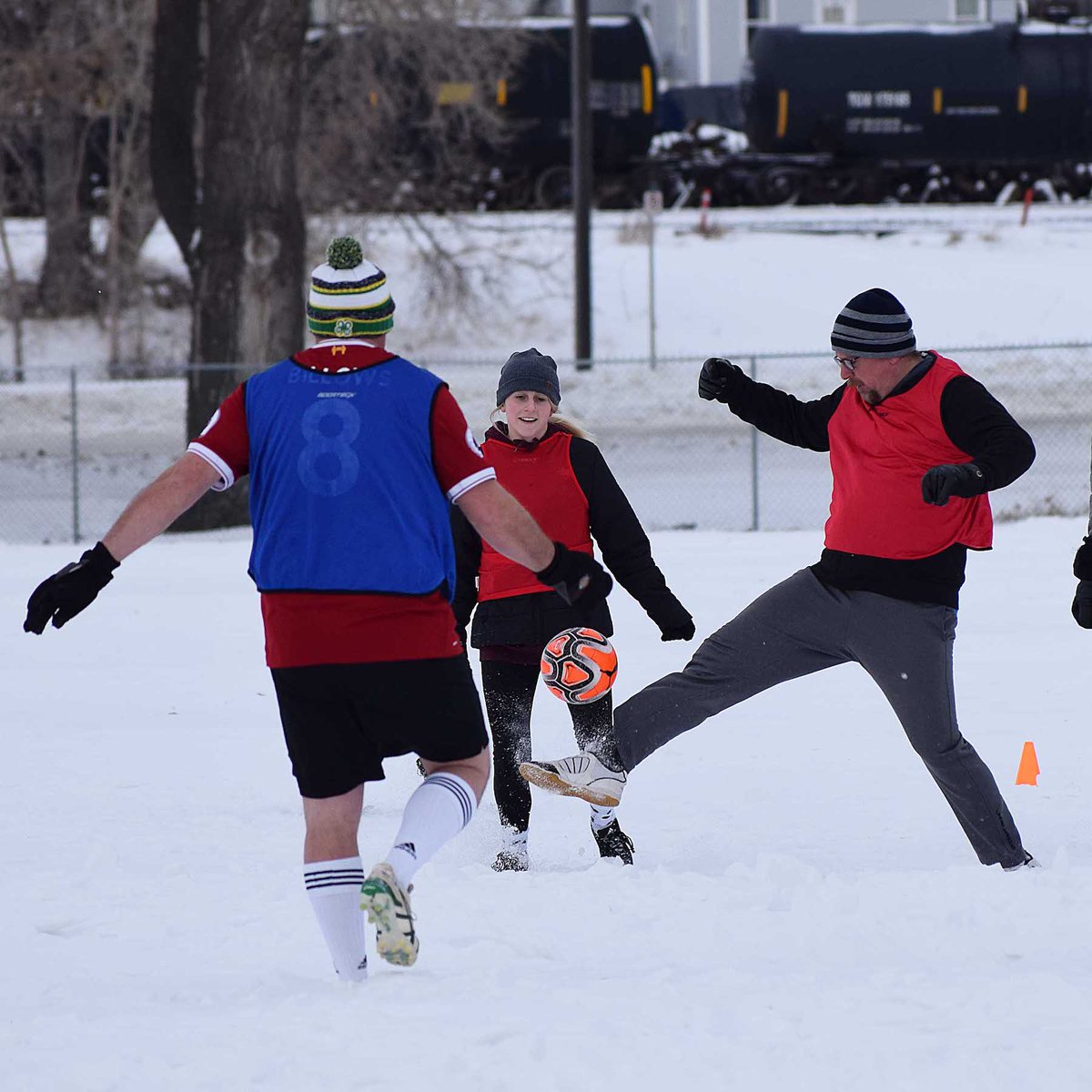 swbooster's tweet photo. 24 soccer players took part in the 27th annual SnowBowl on Boxing Day at Riverside Park https://t.co/niw6n6Fgcn