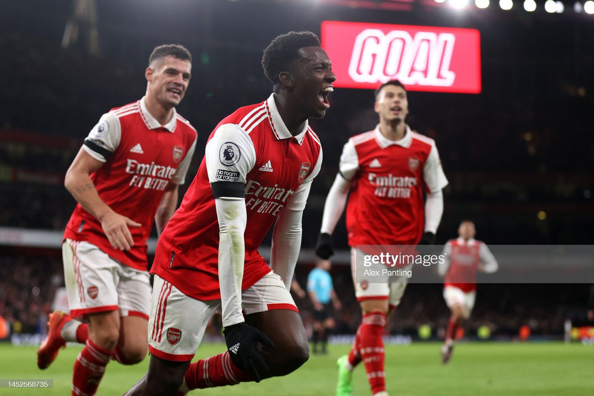ArsenalVavel_'s tweet photo. A big win for Arsenal!! 

Seven points clear at the top of the Premier League for now #AFC https://t.co/rdbfoubDty