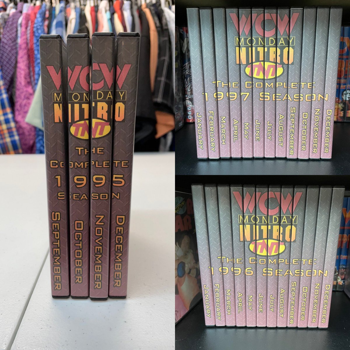 Axel_Foley13's tweet photo. BEFORE THE WWE NETWORK THERE WAS IOFFER!! A website out of the Netherlands selling original broadcast anthologies in DVD form. #wcw #ioffer #wwenetwork #crockett #nwa https://t.co/qb7NRg3ITb
