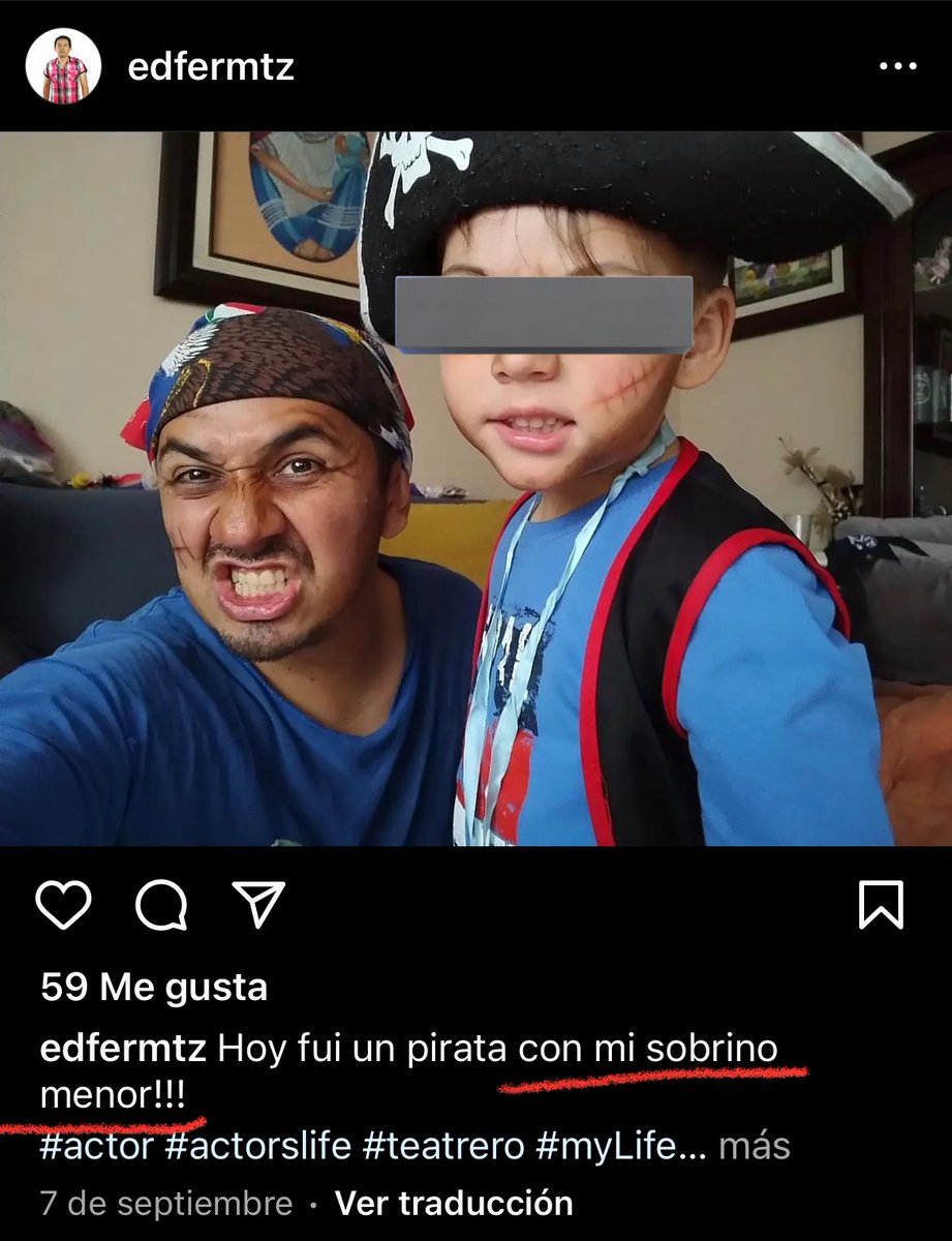 3UR13L's tweet photo. -Acto número uno: haces una «broma» con alusiones pederastas sobre un familiar menor de edad.
-Acto número dos: ese familiar SÍ es real, y SÍ es menor, muy menor.
-Acto número tres: te «escondes» virtualmente.

Dicen en mi rancho, el que nada debe, nada teme. https://t.co/hxtkkpBWVf