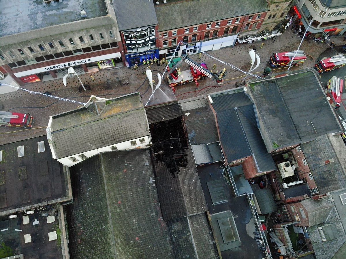 LFRS Drone (@lfrsdrone) on Twitter photo Drone deployed to monitor fire spread and Firefighter safety at an 8 pump fire in Blackpool today. Short duration flights to check conditions due to high winds. Drone deployed to monitor fire spread and Firefighter safety at an 8 pump fire in Blackpool today. Short duration flights to check conditions due to high winds.