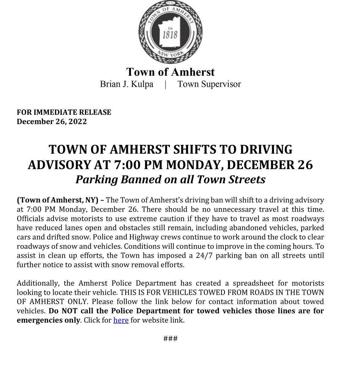 Amherst Police NY 🚔 tweet media