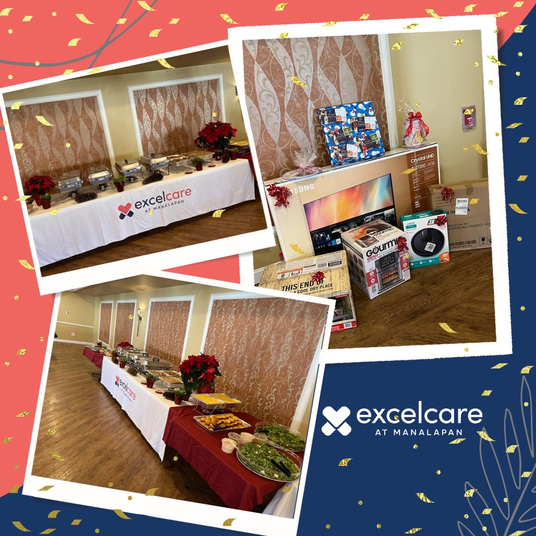 excelatManalap1's tweet photo. Excelcare at Manalapan holiday lunch with the beautiful setup! #holidaylunch https://t.co/MqrhNJJPen