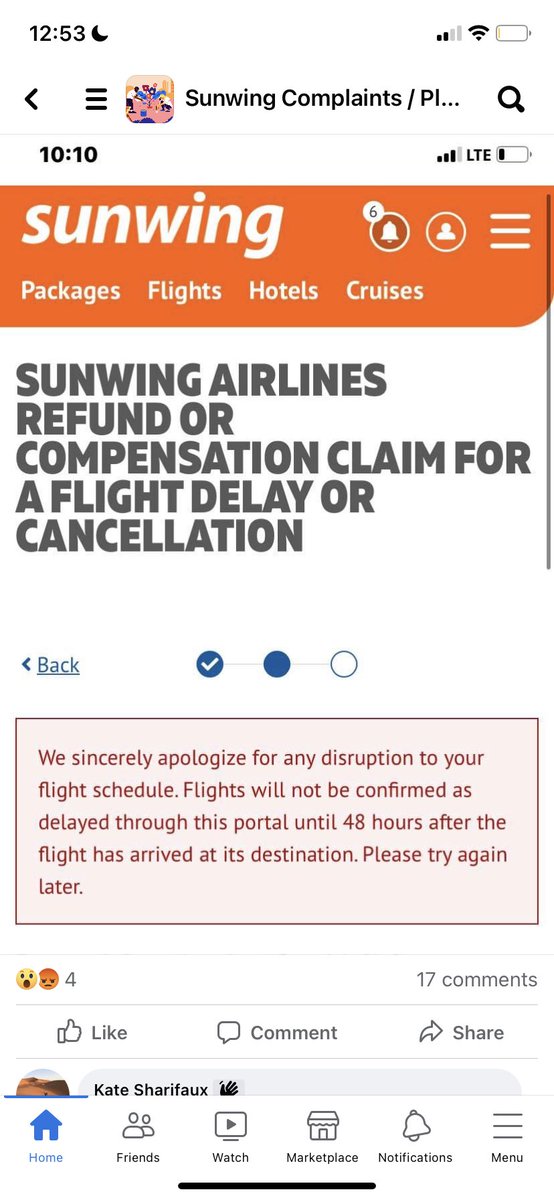 Ali90638282's tweet photo. @OmarAlghabra we need answers for what happened with Sunwing. Please read through the group ( Sunwing Complaint) and launch a investigation immediately. This cannot and shouldn’t happen to Canadians abroad. https://t.co/t3IiceSTNs