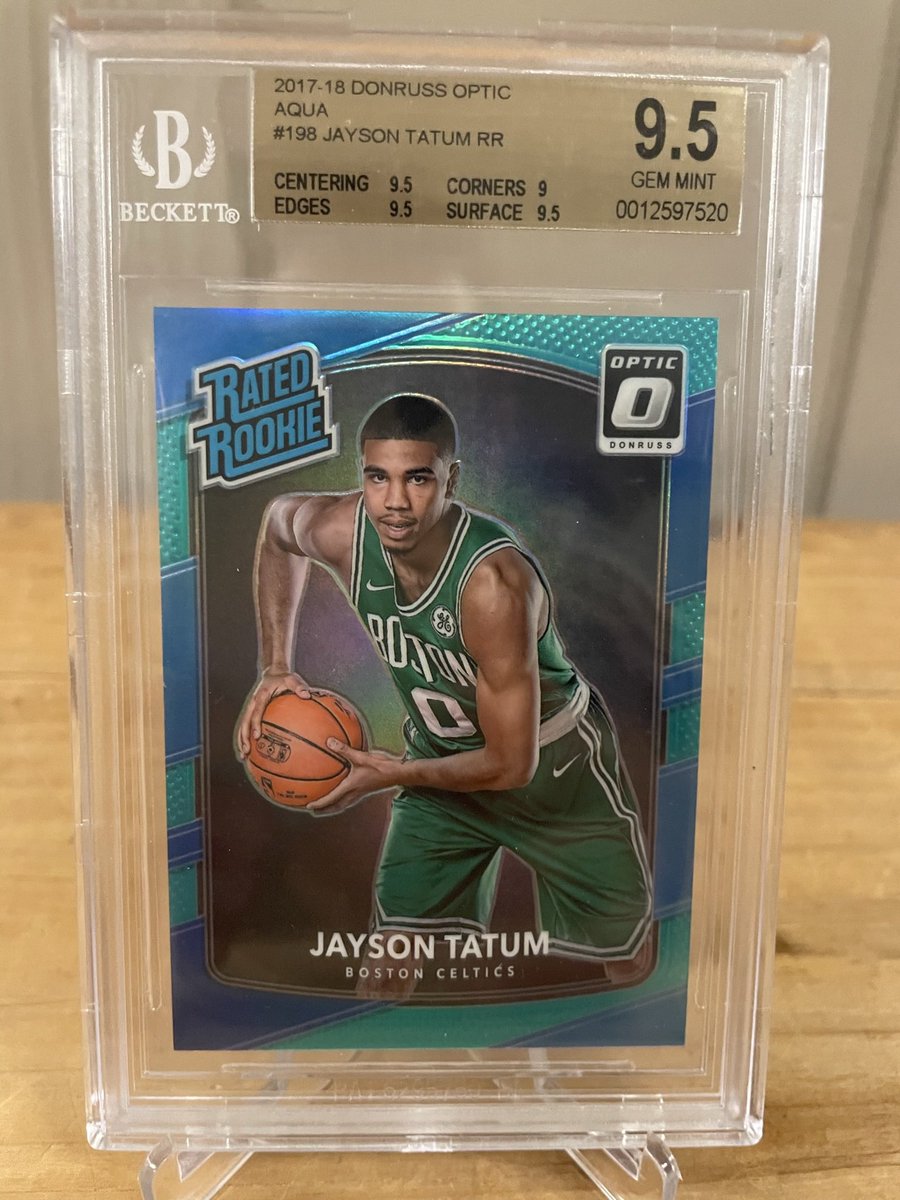 MikeComiski's tweet photo. For sale. Tatum Optic Aqua /25
$1500 https://t.co/Ee3tAXlYme