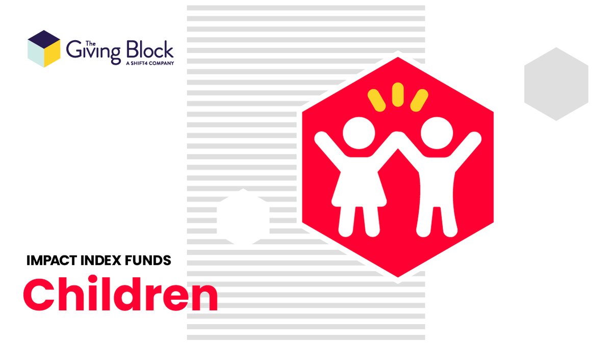 TheGivingBlock's tweet image. Donating #crypto to our Children &amp;amp; Youth Impact Index Fund is helps educate, support, and heal young people 🚀♥️

For a limited time, you can even have your donation to the fund matched by Shift4! 

Donate today: bit.ly/3fLy1oU