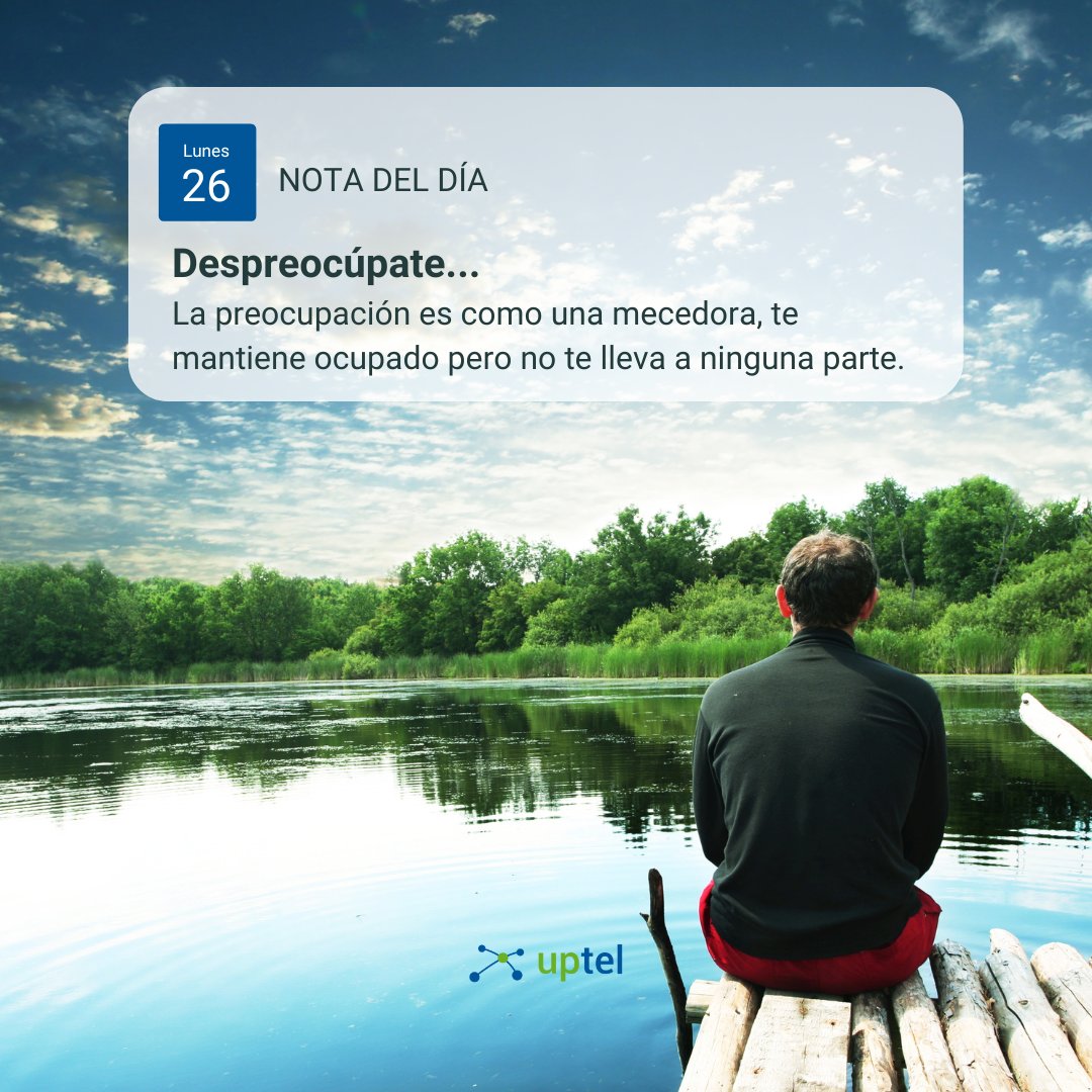 UptelMx's tweet photo. Hay tiempo para todo y la preocupación no ocupa lugar en esta frase 😉
.
.
.
#uptel #uptelmx #lunes #navidad #diciembre https://t.co/SPs65cWmGN