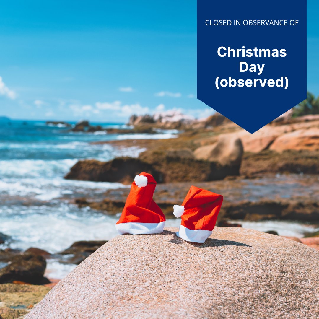 We hope you all had a wonderful Christmas. Please be advised that all Hickam FCU offices are closed today for Christmas Day (observed). Our regular business hours will resume tomorrow.