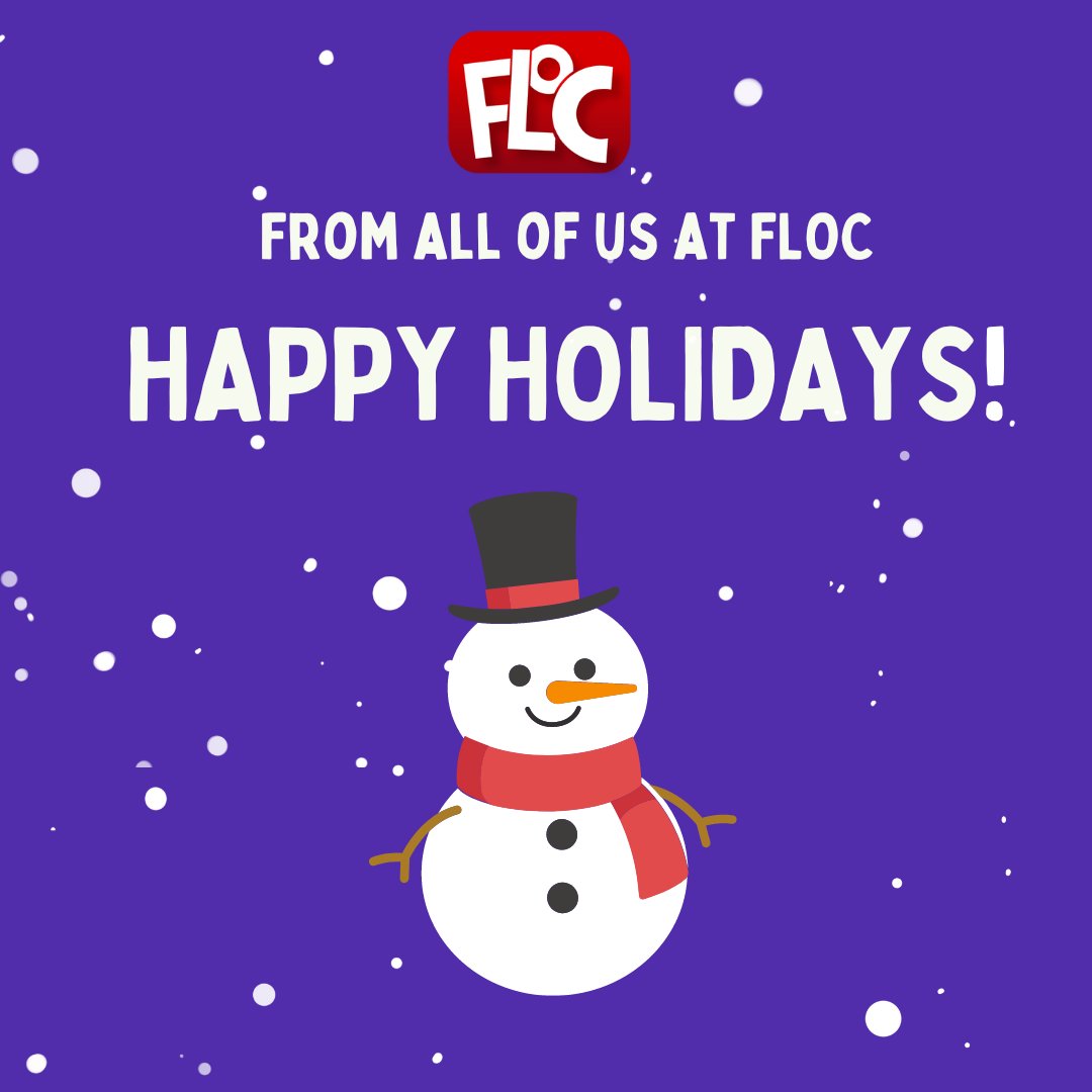 From all of us at FLOC, we're wishing you and your family a happy holiday! FLOC offices are closed until Jan 3, 2023. We look forward to seeing you again in the new year! 

#flocdc #holidaybreak
