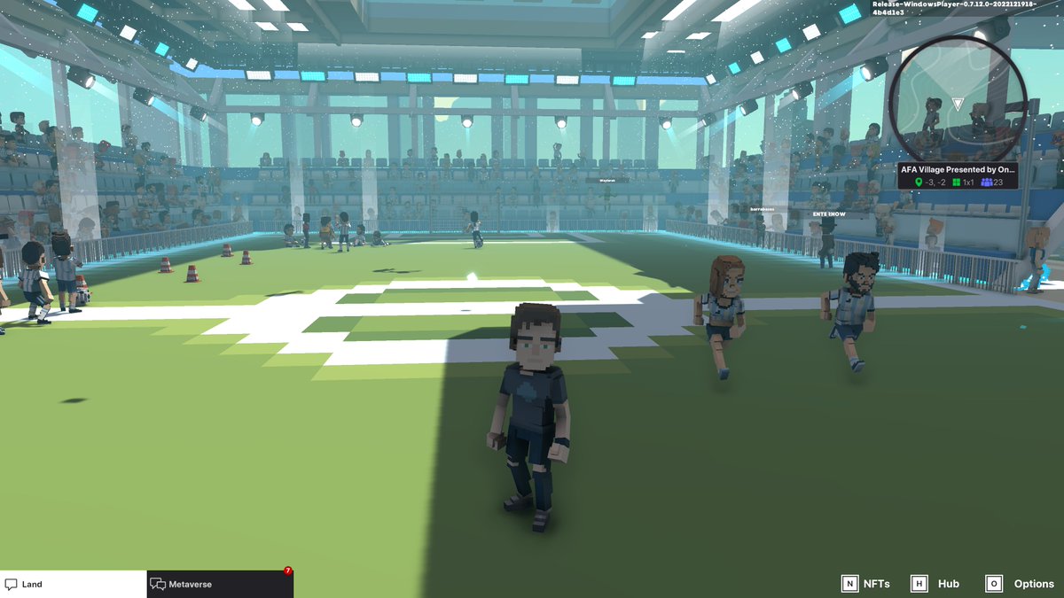 yabbakrai's tweet photo. @TheSandboxGame @aera_football @Argentina I dived in the AFA Village presented by OneFootball, check out my screenshot 👇⚽ https://t.co/mmPTf0xumR