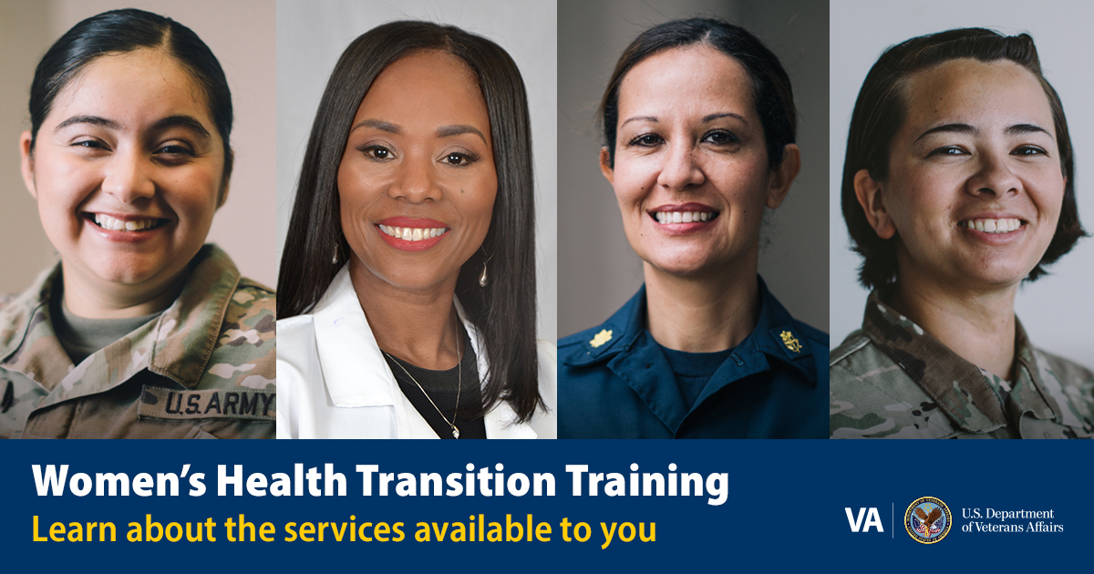 Are you a transitioning servicewoman, or planning to transition within the next year? Consider taking U.S. Department of Veterans Affairs' Women's Health Transition Training. Learn more: va.gov/womenvet/whtt/… Take the course: tapevents.mil/courses/257