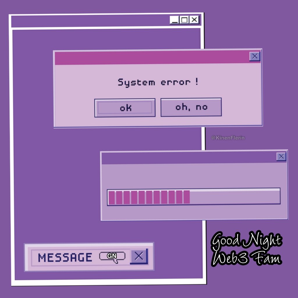 Good night to the Web3 fam. Sleep well and wake up ready to tackle the challenges and opportunities of the decentralized world.

GN Web3 Fam 🫂💙🌙💤