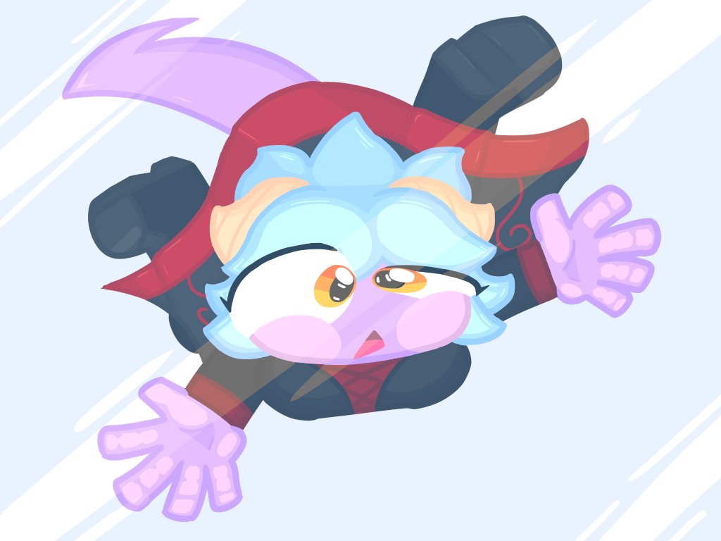 Suffering flew face first into a nearby building. It would probably be better for her to stay on the ground...
A little doodle I did that I felt like making into a full drawing.