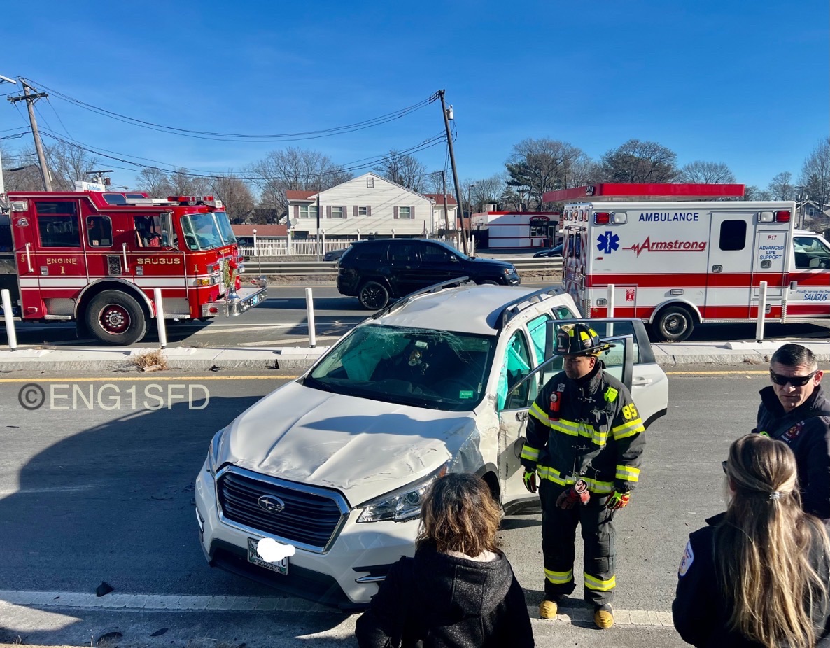 DAMIAN DRELLA on Twitter "Saugus MA, single car accident “rollover