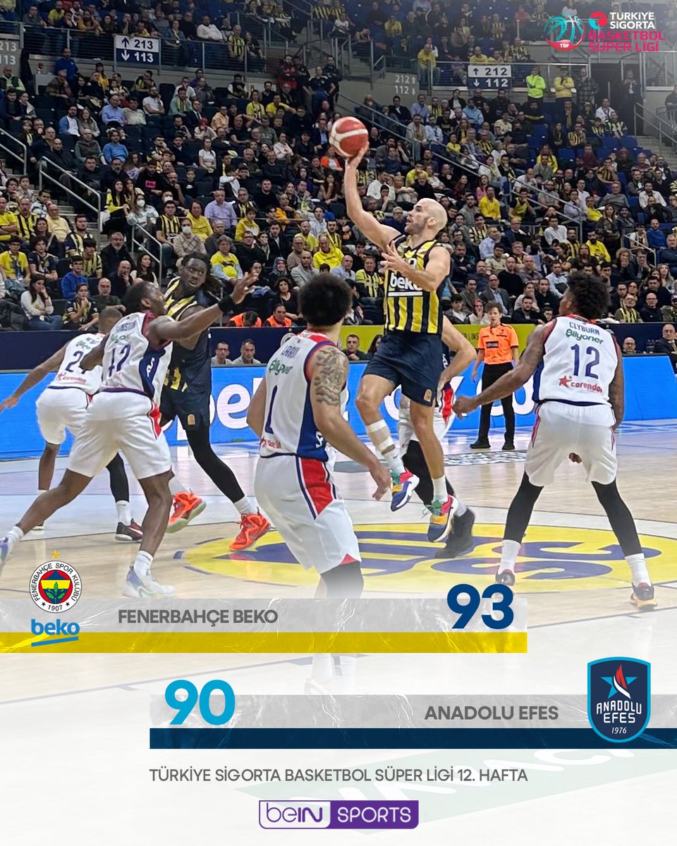 🟡🔵 Fenerbahçe Beko 93-90 Anadolu Efes 🔵⚪ | #BSL

🏀 Dev derbide zafer, Fenerbahçe Beko'nun!