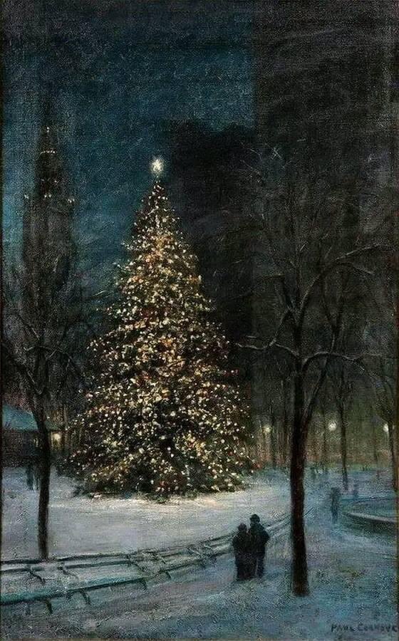 olgatuleninova's tweet photo. Paul Cornoyer - (1864 - 1923) Natale al Madison Square, 1912 private Collection  (Oil on vanvas 68.6x43.2 cm)
 Merry Christmas To all
Buon Natale! https://t.co/9KjAPiqBmP