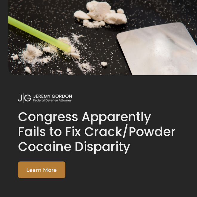 GordonDefense's tweet photo. Congress Fails to Eliminate Powder\Crack Cocaine Disparity - https://t.co/4lLadrN0Zh #law #legal #criminaldefense #criminaljustice https://t.co/taTlbAZZVq