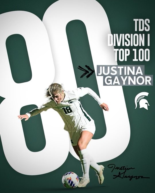 MSU_wsoccer's tweet photo. Top 100 💪 https://t.co/z3k0T5PA6n