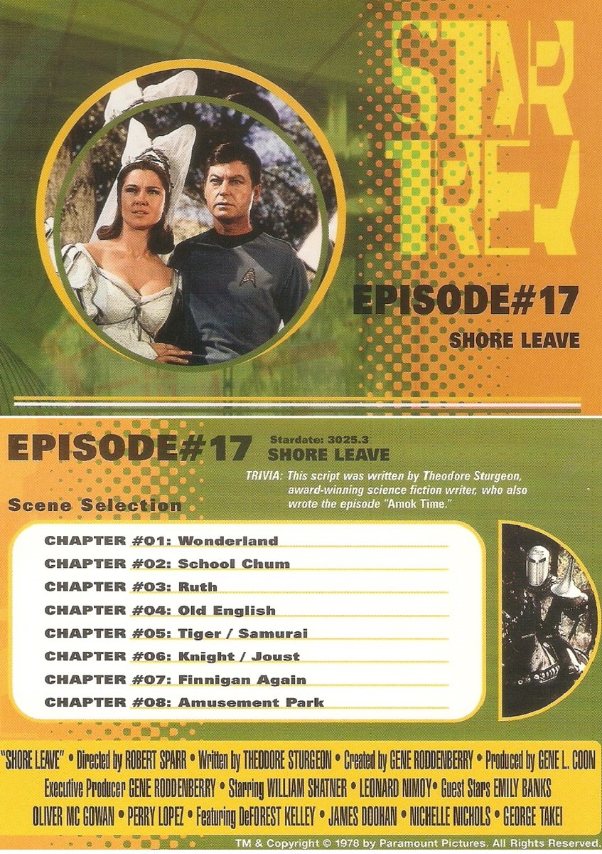 antipodal's tweet photo. #StarTrek #DailySpock #STTOS #LeonardNimoy as #Spock
Today's episode is 'Shore Leave.'
The Enterprise crew are tired & exhausted after 3 mos w/o a shore leave. What will they find on a planet in the Omicron Delta region? https://t.co/cRGqpWa0gd