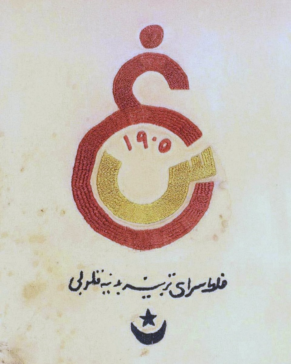 nadidefotograf's tweet photo. Osmanlı Dönemi Galatasaray Terbiye-i Bedeniyye Kulübü arması, 1905 https://t.co/R25g81bauF
