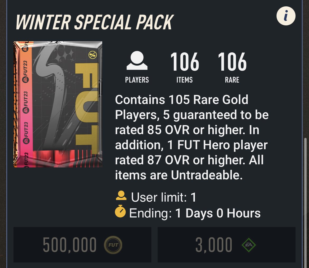 EAFC 25 News (@fut25news_) on Twitter photo Who wants to open this 500K pack? 👀
Sending #FIFA23 points to a few of you who like & retweet this 📦
Drop <a href="/DonkeyCoinStore/">FUTDonkey X CillianFUT Coinstore 💰</a> a follow so we can DM you :) Who wants to open this 500K pack? 👀
Sending #FIFA23 points to a few of you who like & retweet this 📦
Drop <a href="/DonkeyCoinStore/">FUTDonkey X CillianFUT Coinstore 💰</a> a follow so we can DM you :)