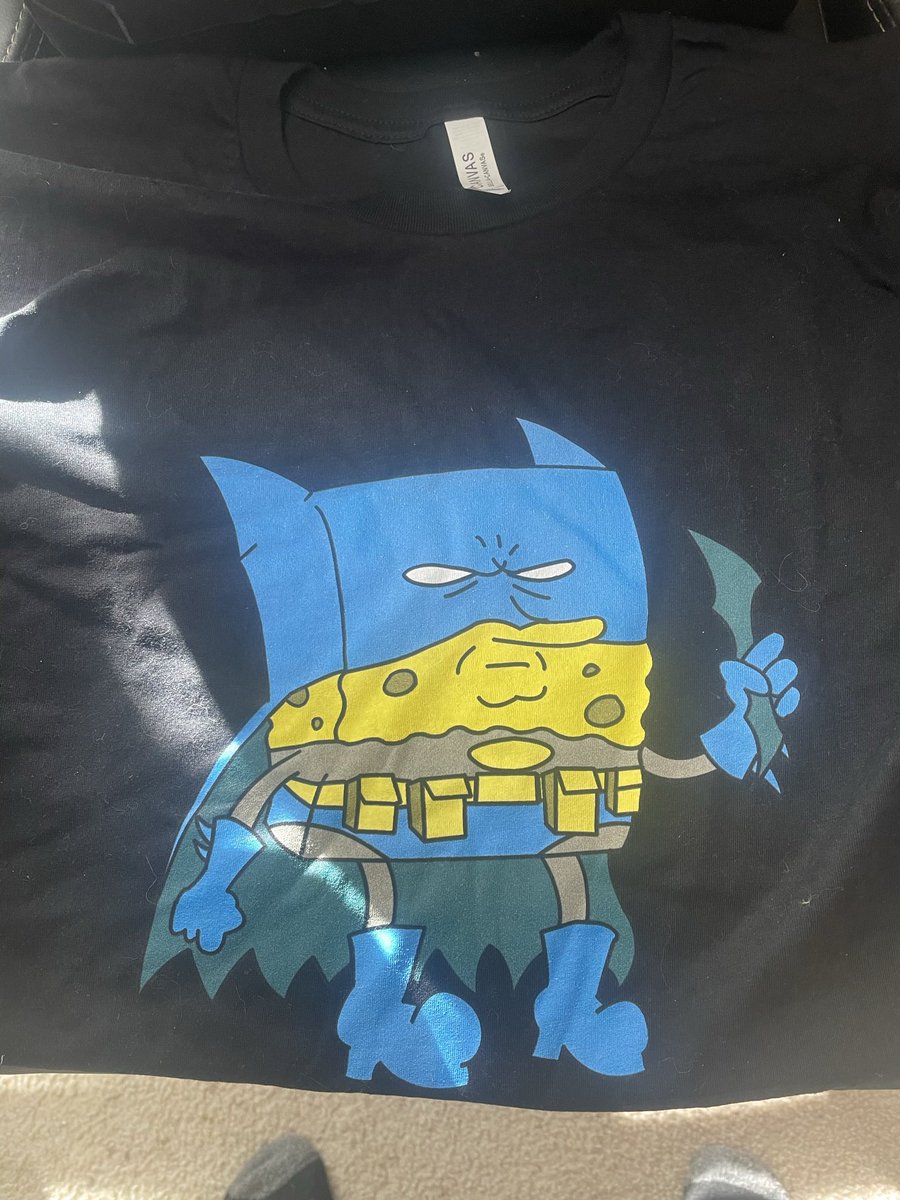 ncdarkknight's tweet photo. Yes,I have a hatred for SpongeBob!  Never wearing this shirt! https://t.co/9zbsY58MRU