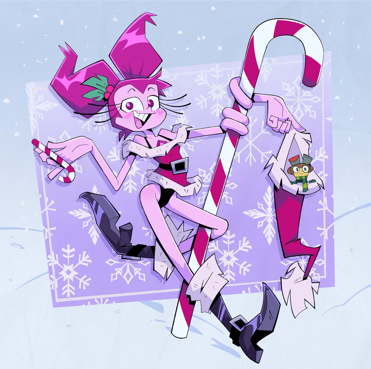 「My secret Santa for  ! Freakin love her 」|Hernyのイラスト