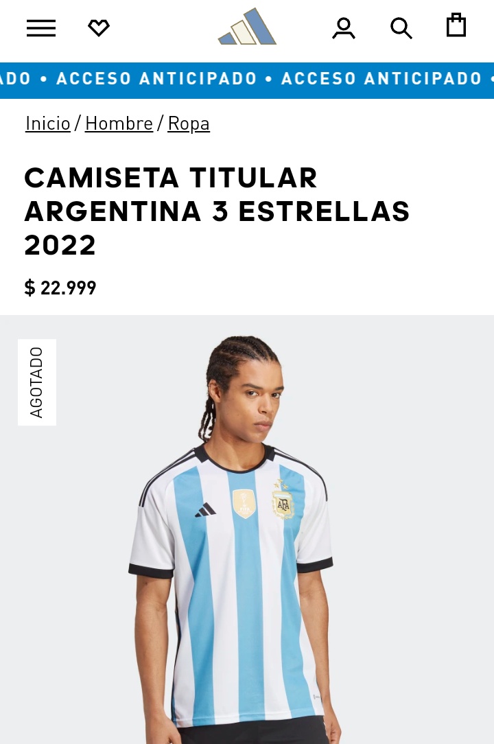 camiseta argentina 3 estrellas