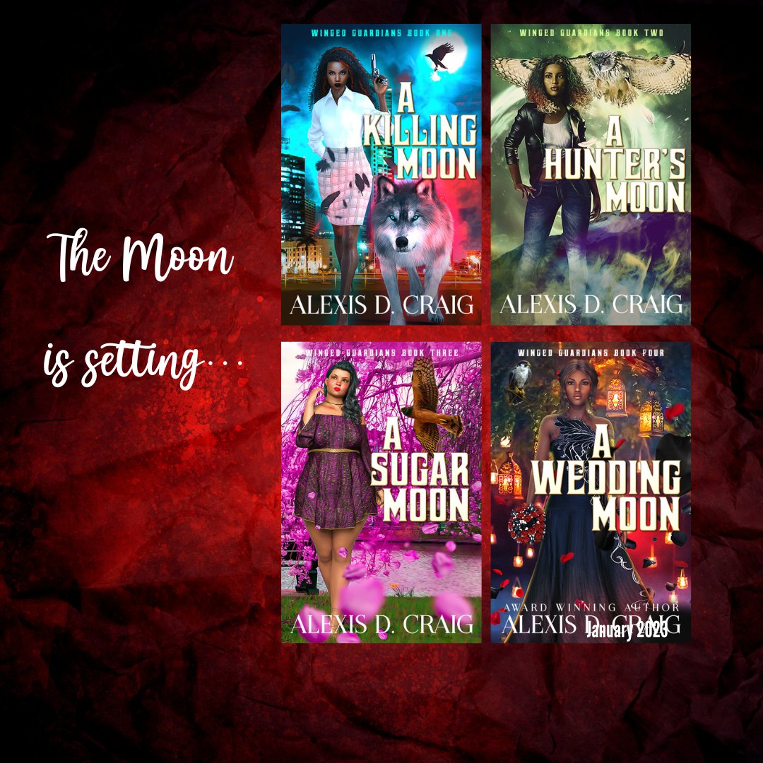 ThreeFortnights's tweet photo. The Moon sets on the Winged Guardians series and the ultimate battle for the crown of Therantia.
Preorder @Dispatchvampire Now:
https://t.co/YhP2oqa3em
#romancenovels #bwwmromance #paranormalromance #blackwomenwrite #bookseries #shifterromance #pnrauthor https://t.co/5bXV1dGdvR