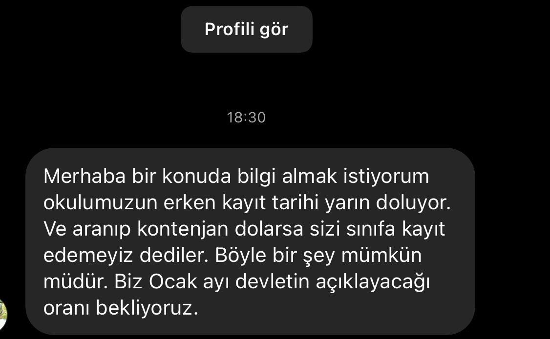Özel Okul Velileri Platformu (@ozelvelileri) on Twitter photo #özelokulların bazıları OCAK ayını beklemeyip yasalara aykırı olarak %187-200-300 oranlarla fiyat açıklamaya devam ediyor❗️Bazıları da erken kayıtı başlatmış yarın bitiriyor ocakta yeni bir dönem daha başlatıyor❗️<a href="/tcmeb/">Millî Eğitim Bakanlığı</a> #özelokullardenetlensin <a href="/aydinagaoglu/">Aydın Ağaoğlu (DM KAPALI)</a> <a href="/tcbestepe/">T.C. Cumhurbaşkanlığı</a> <a href="/RTErdogan/">Recep Tayyip Erdoğan</a> #özelokulların bazıları OCAK ayını beklemeyip yasalara aykırı olarak %187-200-300 oranlarla fiyat açıklamaya devam ediyor❗️Bazıları da erken kayıtı başlatmış yarın bitiriyor ocakta yeni bir dönem daha başlatıyor❗️<a href="/tcmeb/">Millî Eğitim Bakanlığı</a> #özelokullardenetlensin <a href="/aydinagaoglu/">Aydın Ağaoğlu (DM KAPALI)</a> <a href="/tcbestepe/">T.C. Cumhurbaşkanlığı</a> <a href="/RTErdogan/">Recep Tayyip Erdoğan</a>