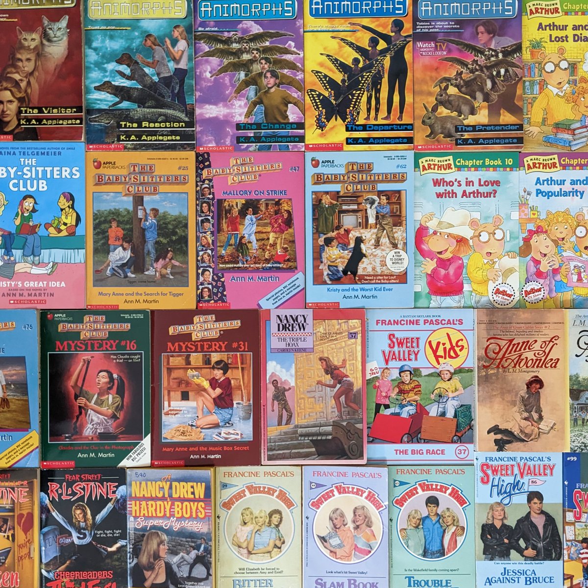 koalamountain's tweet photo. 📦 Boxing Day Books! 📦

#animorphs #anneofgreengables #arthur #babysittersclub #fearstreet #nancydrew #sweetvalley #booksforsale #ebay https://t.co/VdJMeS44Qi