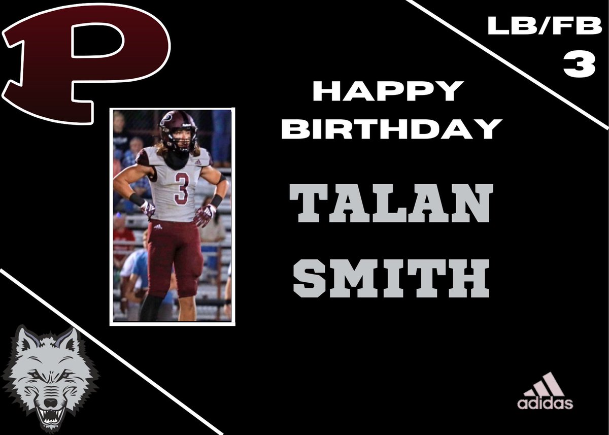 PrescottAthlet1's tweet photo. Happy birthday to junior linebacker/fullback Talan Smith! Have a great day! https://t.co/r8YWCCVFqi