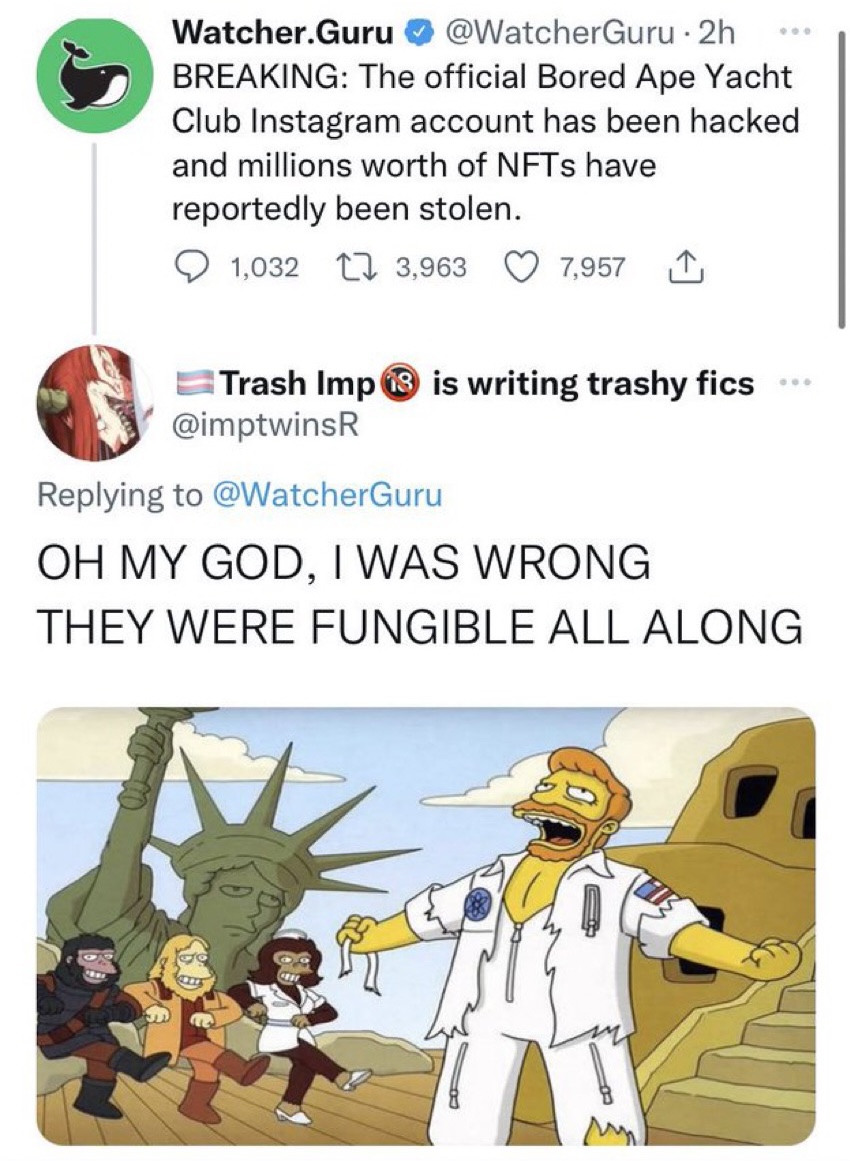 NFT Bros Taking Ls (@fungerstakingls) on Twitter photo 